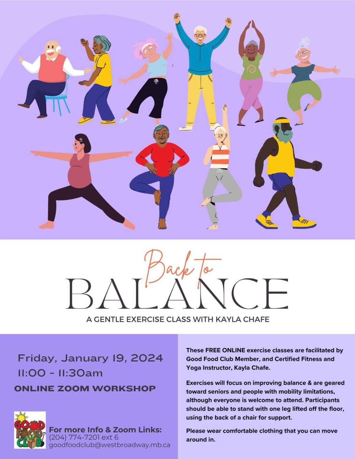 Back to Balance Fitness Class – West Broadway Community Organization